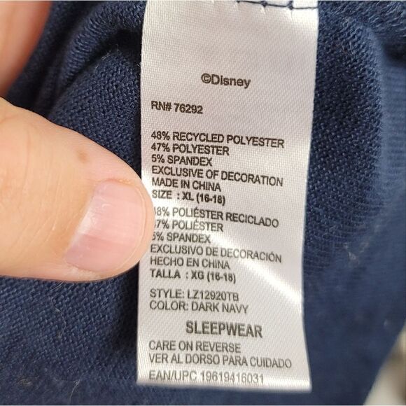 DISNEY Stitch Long Sleeve Sleep Top - Picture 6 of 6